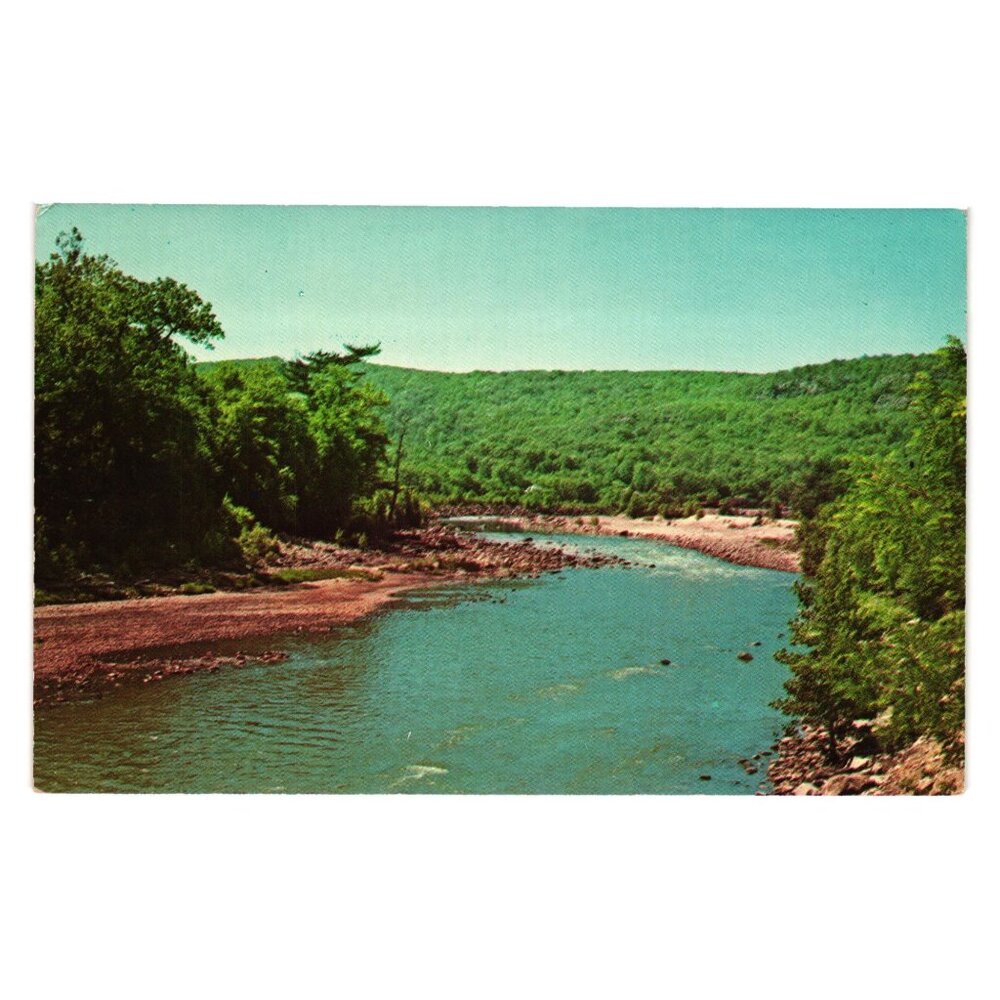 Naugatuck Valley Beacon Falls Connecticut Scenic Vintage Postcard Dexter Press